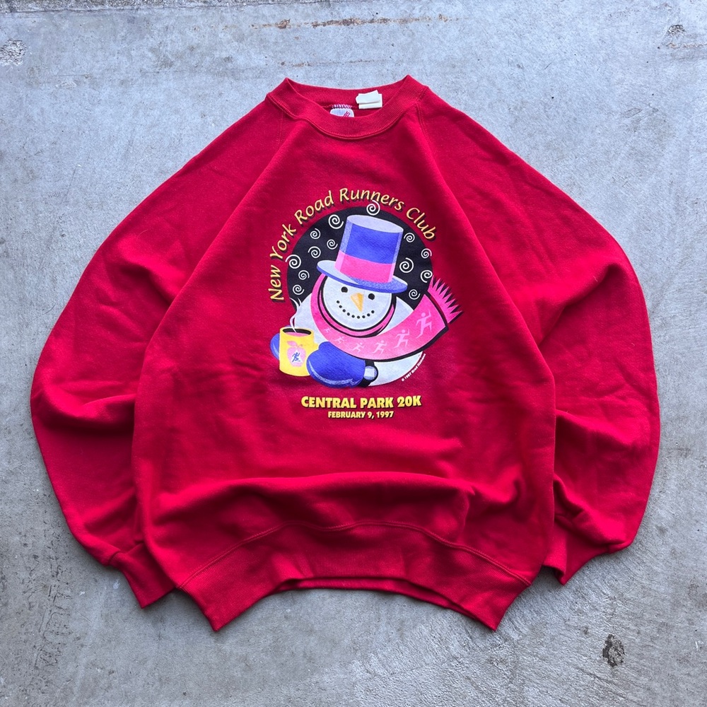 1997 Made In USA Women NY Marathon Sweatshirt Crewneck